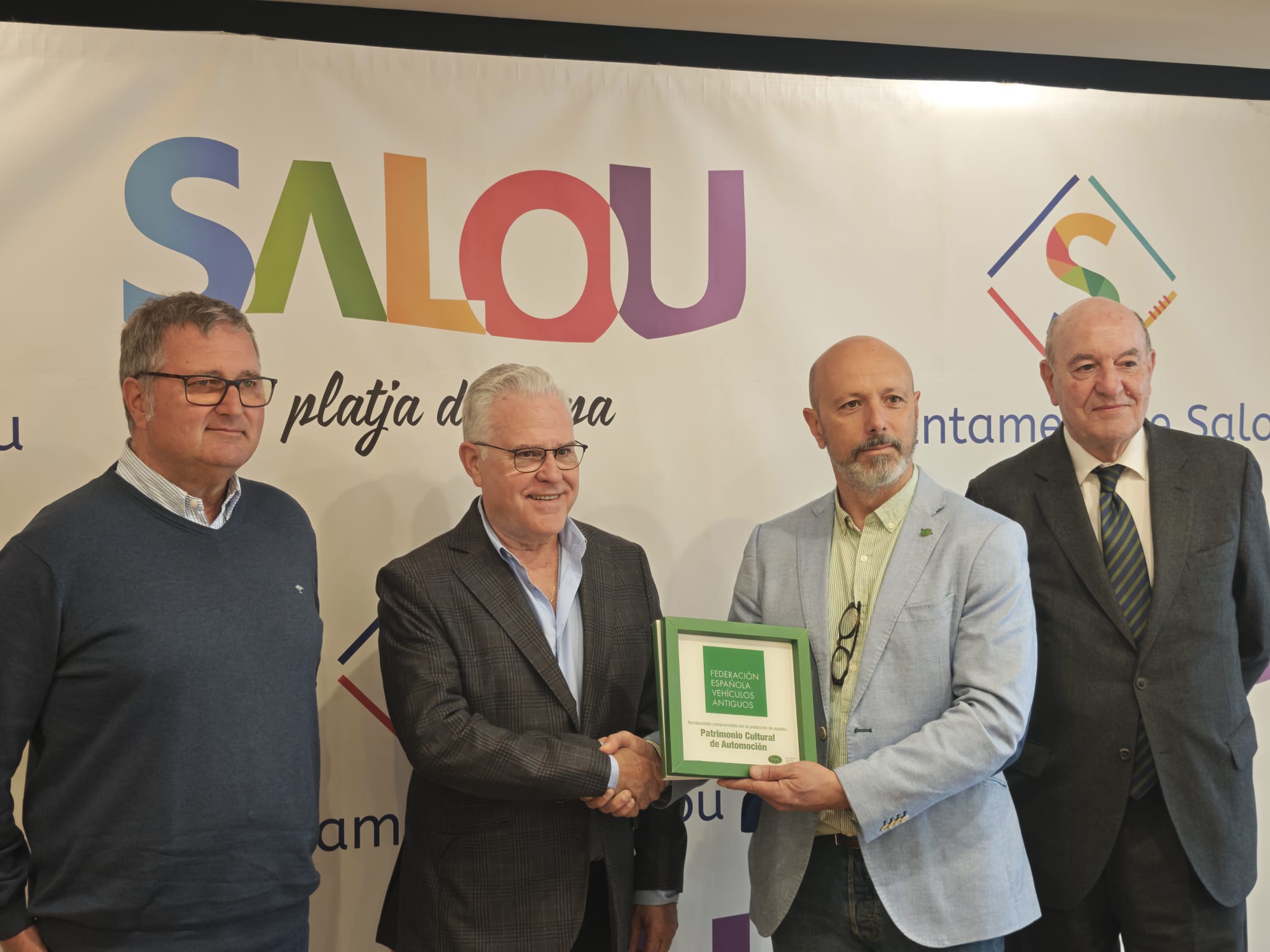 entrega placa Salou